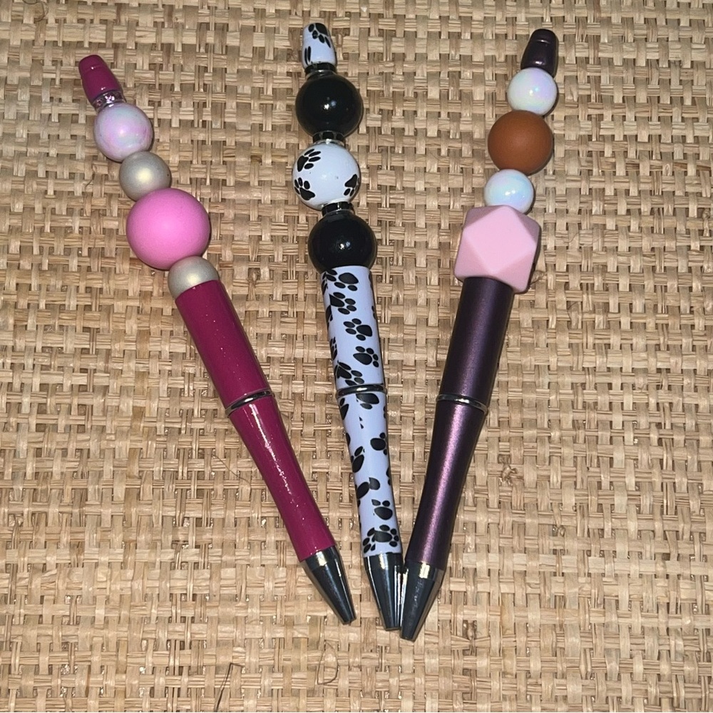 3 Beaded Pens for $15